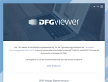 Tablet Screenshot of dfg-viewer.de